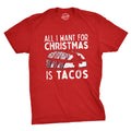 All I Want For Christmas Is Tacos Men's T Shirt
