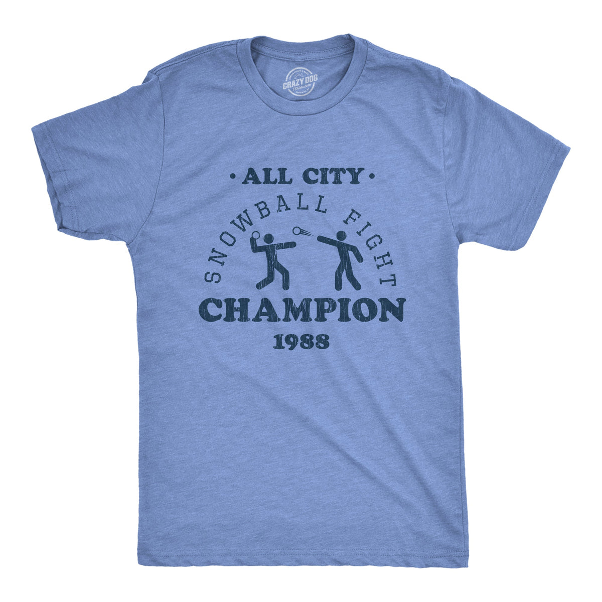 All City Snowball Fight Champion 1988 Men's T Shirt