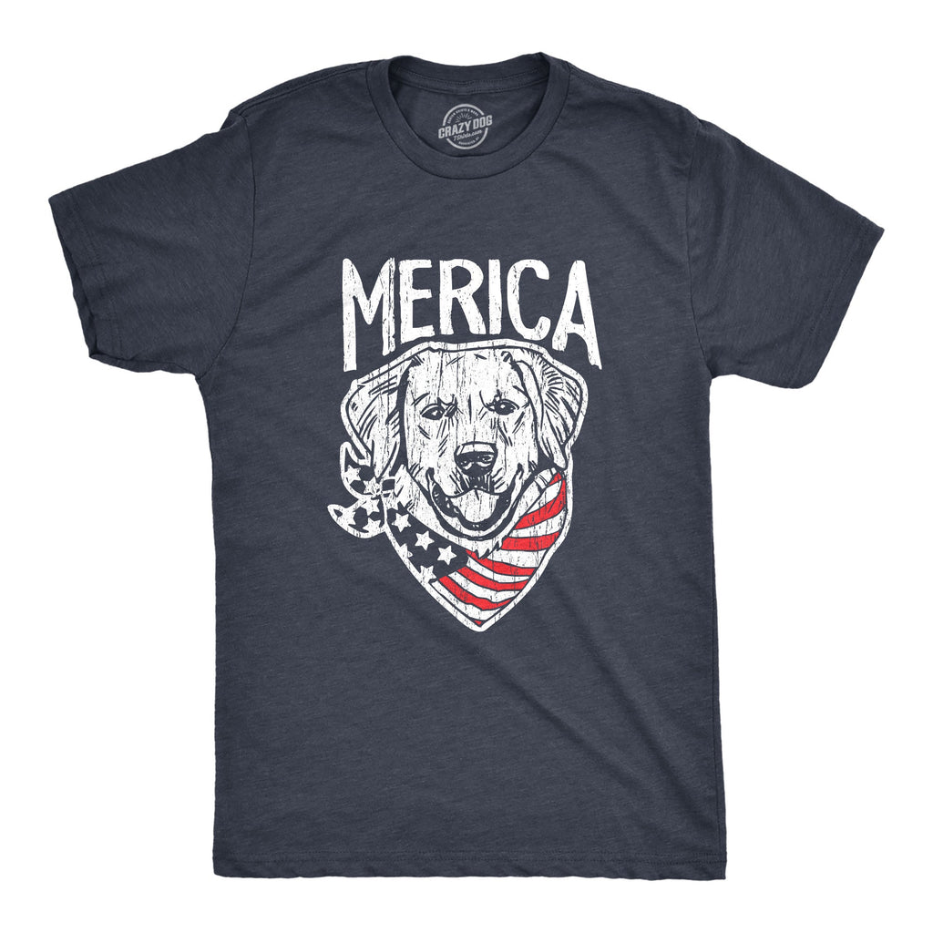 Merica Dog Men's T Shirt