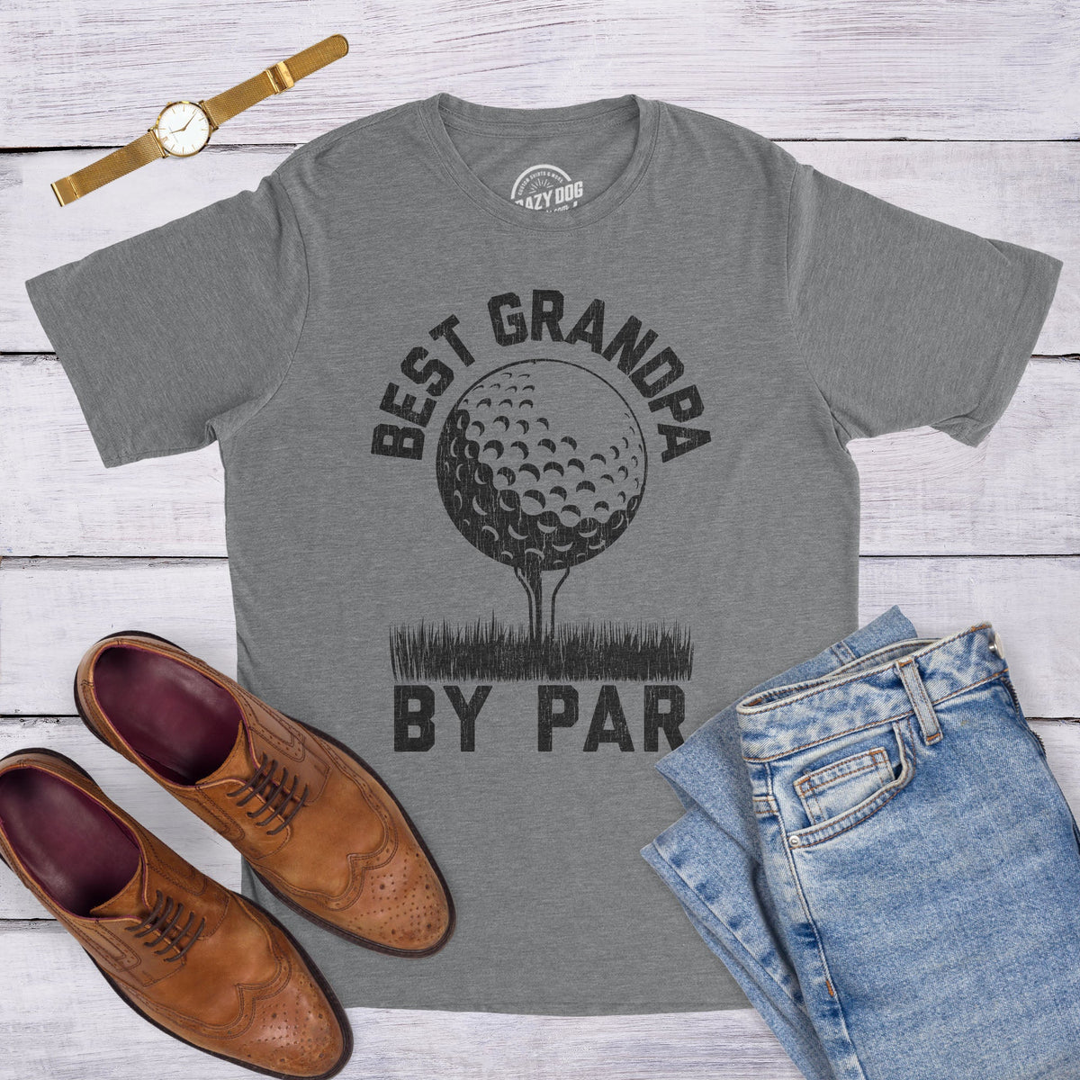 Best Grandpa By Par Men's T Shirt