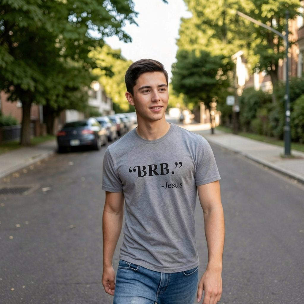 BRB. - Jesus Men's T Shirt