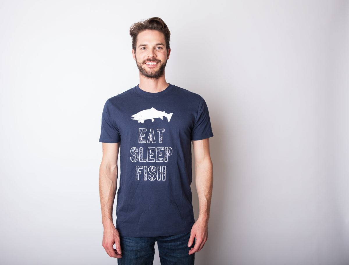 Eat Sleep Fish Men's T Shirt