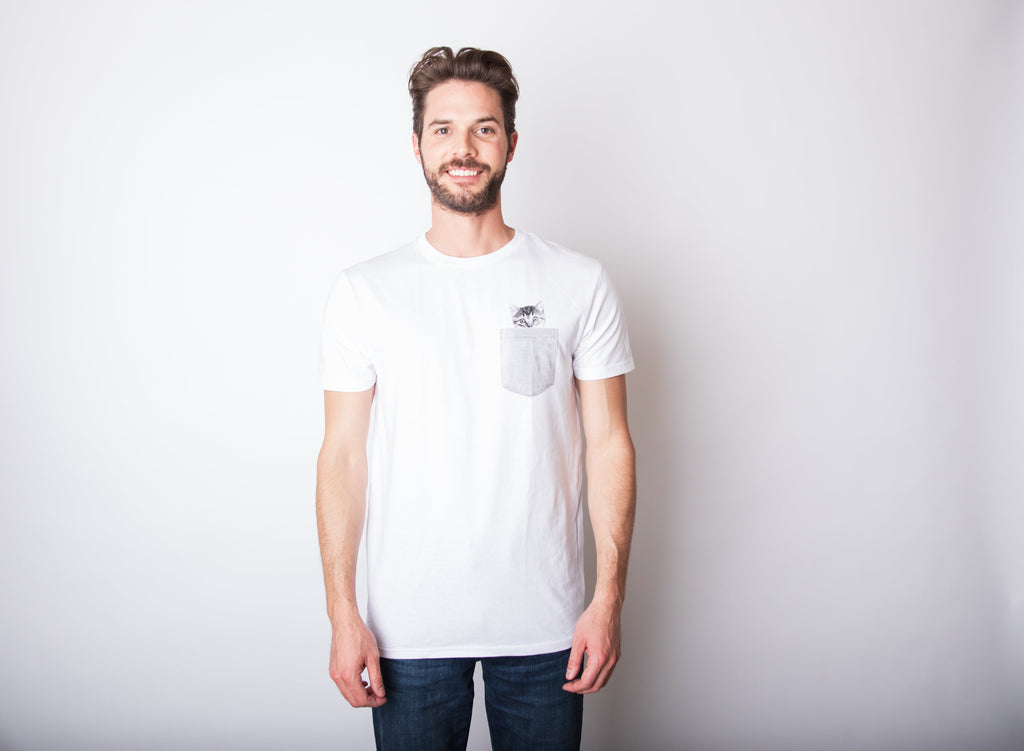 Pocket Cat Men's T Shirt