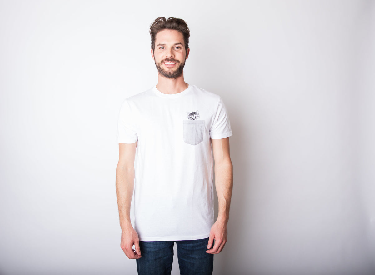 Pocket Cat Men's T Shirt
