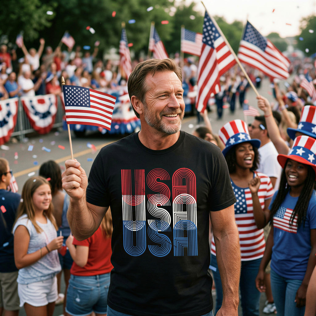 USA USA USA Men's T Shirt